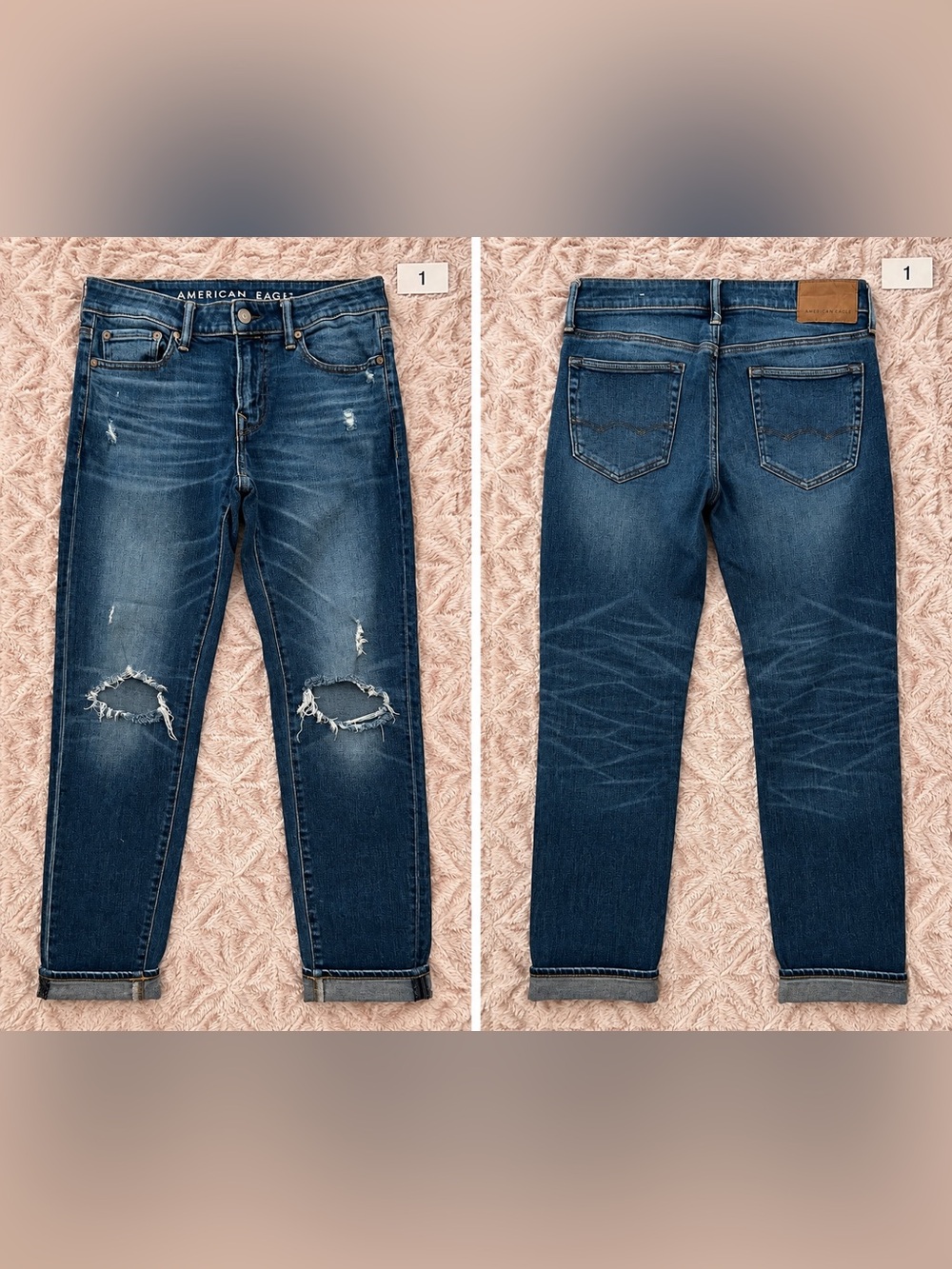 American Eagle Outfitters Dark Blue Men's Denim Jean
